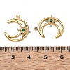 304 Stainless Steel Rhinestone Pendants SA-CBAF1D5-07G-C-3