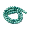 Ombre Effect Dyed Glass Beads Strands GLAA-T031-01O-09-3