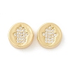 Rack Plating Eco-Friendly Brass Beads KK-K267-09G-1