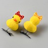 Wool with Alligator Hair Clips for Girl PHAR-TAC0007-04C-2