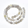 Natural Grey Agate Beads Strands X-G-S357-B08-2