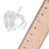 Transparent Glass Pendants PALLOY-JF05262-01-4