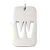 304 Stainless Steel Pendants STAS-M115-01P-W-1
