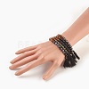 Natural & Synthetic Gemstone Beads Bracelets BJEW-JB03964-3