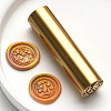 Double-Sided Engraving Wax Seal Brass Stamp AJEW-C031-02C-1