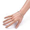 Tarnish Resistant 304 Stainless Steel Heart Link Chain Bracelets BJEW-JB05615-5