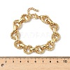 304 Stainless Steel Rolo Chain Bracelets for Women BJEW-S176-01G-B-5