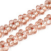 Handmade Silver Foil Glass Beads FOIL-N030-01A-1