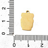 304 Stainless Steel Enamel Pendants STAS-I336-01G-01-3
