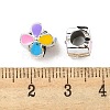 CCB Plastic European Beads CCB-P015-04G-02-3