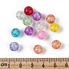 Transparent Crackle Glass Beads CCG-R001-8mm-M-3