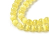 Natural Selenite Dyed Beads Strands G-P493-02B-4