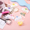 100Pcs Rectangle Clear Polypropylene Cellophane Bags CDIS-TA0001-37C-9