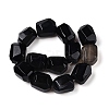 Natural Black Agate(Dyed & Heated) Beads Strands G-N342-148C-3