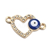 Alloy Evil Eye Enamel Link Connectors FIND-TAC0011-51D-KCG-1