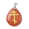 Natural Mixed Gemstone Pendants G-F786-09C-2