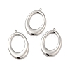 Non-Tarnish 304 Stainless Steel Pendants STAS-E176-22P-2