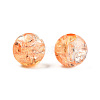 Transparent Crackle Acrylic Beads CACR-N002-08A-4