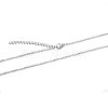 304 Stainless Steel Cable Chain Necklace STAS-T040-PJ204-40-2