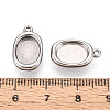 304 Stainless Steel Pendant Cabochon Settings STAS-N114-46B-P-3