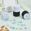 4Rolls 2 Colors Elastic Cords EC-PA0001-02B-4