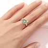 Alloy Enamel Rotatable Cuff Open Rings FS-WGEC271-04-1