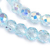 Transparent Glass Beads Strands LS-EGLA-N028-01A-A06-4