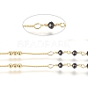 Brass Handmade Beaded Chain CHC-G011-10G-03-1