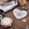 Heart Natural Selenite Decorative Bowls AJEW-WH0460-043B-4