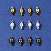 12 Sets 3 Colors Brass Magnetic Clasps KK-FS0001-55B-7