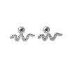 304 Stainless Steel Stud Earrings for Women EJEW-E603-02P-1