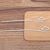 Ancient Style Alloy Hair Stick Finding PW-WGB506A-01-1