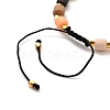 Adjustable Nylon Thread Braided Bead Bracelets BJEW-JB05360-03-3