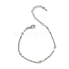 Rack Plating Brass Link Chain Bracelets for Women BJEW-G735-03P-4