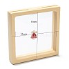 Square Transparent PE Thin Film Suspension Jewelry Display Box LS-CON-D009-01C-01-4