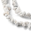 Natural Howlite Beads Strands G-G0003-B17-5