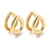 Brass Hoop Earrings for Women EJEW-E295-30KCG-1