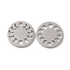 304 Stainless Steel Connector Charms STAS-J042-17P-1