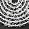 Natural Quartz Crystal Round Beads Strands G-J303-01-4mm-2