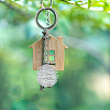 Iron Spiral Bead Cage Keychain KEYC-DC00004-7