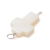 Natural Freshwater Shell Connector Charms PALLOY-JF02441-02-3