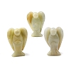 Natural Flower Amazonite Angel Figurine DJEW-N006-01A-40-1