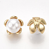 ABS Plastic Imitation Pearl Charms KK-T035-138-2