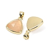 Natural Rose Quartz Pendants G-O176L-17G-2