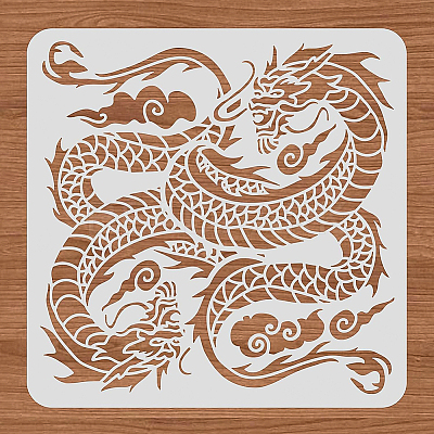 Large Plastic Reusable Drawing Painting Stencils Templates DIY-WH0172-765-1