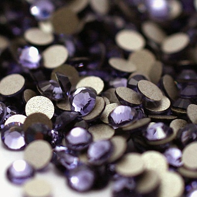 Glass Flat Back Rhinestone RGLA-C002-SS20-539-1