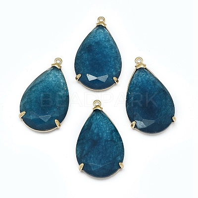 Natural Jade Pendants X-G-E526-08G-1
