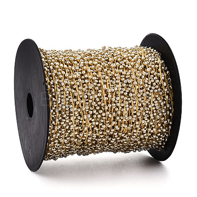 Plated Seed Beads Cords OCOR-R039-J03-1