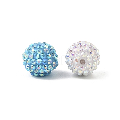 AB-Color Resin Rhinestone Beads RESI-S315-16x18-M-1