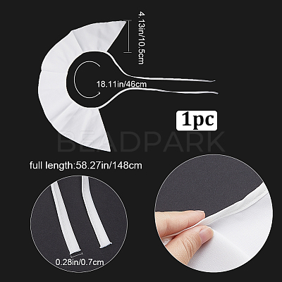 1Pc Polyester Computerized Embroidery Collar DIY-GF0007-72-1